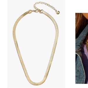 BAUBLEBAR Gia Herringbone Chain Collar Necklace
